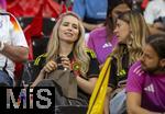 23.06.2024, Fussball UEFA EURO 2024, Vorrunde, 3.Spieltag, Schweiz - Deutschland, in der Frankfurt-Arena in Frankfurt am Main,  Manuel Neuers Ehefrau Anika Neuer (li) beim EM-Spiel auf der Tribne 
