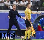 23.06.2024, Fussball UEFA EURO 2024, Vorrunde, 3.Spieltag, Schweiz - Deutschland, in der Frankfurt-Arena in Frankfurt am Main, Trainer Julian Nagelsmann (Deutschland) gibt wtend Anweisungen an der Seitenlinie.
