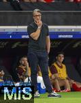 23.06.2024, Fussball UEFA EURO 2024, Vorrunde, 3.Spieltag, Schweiz - Deutschland, in der Frankfurt-Arena in Frankfurt am Main, Trainer Murat Yakin (Schweiz) nachdenklich an der Seitenlinie.
