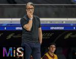 23.06.2024, Fussball UEFA EURO 2024, Vorrunde, 3.Spieltag, Schweiz - Deutschland, in der Frankfurt-Arena in Frankfurt am Main, Trainer Murat Yakin (Schweiz) nachdenklich an der Seitenlinie.
