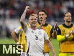 23.06.2024, Fussball UEFA EURO 2024, Vorrunde, 3.Spieltag, Schweiz - Deutschland, in der Frankfurt-Arena in Frankfurt am Main, Schlussjubel David Raum (Deutschland) 
