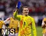 23.06.2024, Fussball UEFA EURO 2024, Vorrunde, 3.Spieltag, Schweiz - Deutschland, in der Frankfurt-Arena in Frankfurt am Main, Schlussjubel Torwart Manuel Neuer (Deutschland) 
