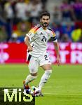 23.06.2024, Fussball UEFA EURO 2024, Vorrunde, 3.Spieltag, Schweiz - Deutschland, in der Frankfurt-Arena in Frankfurt am Main, Ilkay Gndogan (Deutschland) am Ball 
