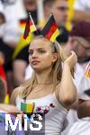 23.06.2024, Fussball UEFA EURO 2024, Vorrunde, 3.Spieltag, Schweiz - Deutschland, in der Frankfurt-Arena in Frankfurt am Main,  Hbsche weibliche deutsche Fans
