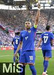 25.06.2024, Fussball UEFA EURO 2024, Vorrunde, 3.Spieltag, Frankreich - Polen, im BVB-Stadion in Dortmund, Kylian Mbappe (Frankreich) jubelt.

