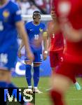 25.06.2024, Fussball UEFA EURO 2024, Vorrunde, 3.Spieltag, Frankreich - Polen, im BVB-Stadion in Dortmund, Kylian Mbappe (Frankreich) mit Gesichtsmaske. 

