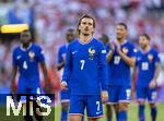 25.06.2024, Fussball UEFA EURO 2024, Vorrunde, 3.Spieltag, Frankreich - Polen, im BVB-Stadion in Dortmund, Frust nach dem Spiel bei Antoine Griezmann (Frankreich) 

