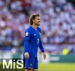 25.06.2024, Fussball UEFA EURO 2024, Vorrunde, 3.Spieltag, Frankreich - Polen, im BVB-Stadion in Dortmund, Antoine Griezmann (Frankreich) lachend 

