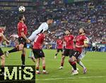 26.06.2024, Fussball UEFA EURO 2024, Vorrunde, 3.Spieltag, Georgien - Portugal, in der Arena AufSchalke Gelsenkirchen,    der Ball verfehlt Cristiano Ronaldo (Portugal) 

