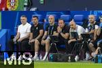 26.06.2024, Fussball UEFA EURO 2024, Vorrunde, 3.Spieltag, Georgien - Portugal, in der Arena AufSchalke Gelsenkirchen,  Trainer Willy Sagnol (li, Georgien) 

