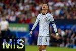 26.06.2024, Fussball UEFA EURO 2024, Vorrunde, 3.Spieltag, Georgien - Portugal, in der Arena AufSchalke Gelsenkirchen,  Cristiano Ronaldo (Portugal) unzufrieden.

