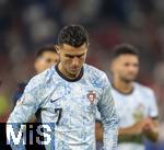 26.06.2024, Fussball UEFA EURO 2024, Vorrunde, 3.Spieltag, Georgien - Portugal, in der Arena AufSchalke Gelsenkirchen,  Cristiano Ronaldo (Portugal) unzufrieden.

