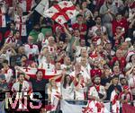 26.06.2024, Fussball UEFA EURO 2024, Vorrunde, 3.Spieltag, Georgien - Portugal, in der Arena AufSchalke Gelsenkirchen,  Fans aus Georgien feiern ausgelassen den grten Erfolg in der Geschichte ihres Fussballverbandes.

