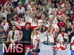 26.06.2024, Fussball UEFA EURO 2024, Vorrunde, 3.Spieltag, Georgien - Portugal, in der Arena AufSchalke Gelsenkirchen,  Fans aus Georgien feiern ausgelassen den grten Erfolg in der Geschichte ihres Fussballverbandes.

