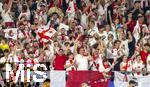 26.06.2024, Fussball UEFA EURO 2024, Vorrunde, 3.Spieltag, Georgien - Portugal, in der Arena AufSchalke Gelsenkirchen,  Fans aus Georgien feiern ausgelassen den grten Erfolg in der Geschichte ihres Fussballverbandes.

