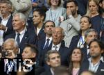 26.06.2024, Fussball UEFA EURO 2024, Vorrunde, 3.Spieltag, Georgien - Portugal, in der Arena AufSchalke Gelsenkirchen, Ehrentribne,  mit Philipp Lahm, Marcelo Rebelo de Sousa (mitte, Staatsprsident Portugal).

 