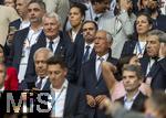 26.06.2024, Fussball UEFA EURO 2024, Vorrunde, 3.Spieltag, Georgien - Portugal, in der Arena AufSchalke Gelsenkirchen, Ehrentribne,  mit Philipp Lahm, Marcelo Rebelo de Sousa (mitte, Staatsprsident Portugal).

 