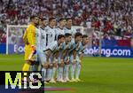 26.06.2024, Fussball UEFA EURO 2024, Vorrunde, 3.Spieltag, Georgien - Portugal, in der Arena AufSchalke Gelsenkirchen, Mannschaftsfoto Portugal, Torwart Diogo Costa (Portugal), Diogo Dalot (Portugal), Joao Palhinha (Portugal), Cristiano Ronaldo (Portugal), Joao Felix (Portugal), Danilo Pereira (Portugal), Goncalo Inacio (Portugal), Joao Neves (Portugal), Antonio Silva (Portugal), Pedro Neto (Portugal), Francisco Conceicao (Portugal) 

