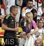 29.06.2024, Fussball UEFA EURO 2024, Achtelfinale, Deutschland - Dnemark, in der BVB-Arena Dortmund,   Anika Bissel (Deutschland) die Frau von Manuel Neuer (Deutschland) 

