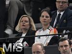 29.06.2024, Fussball UEFA EURO 2024, Achtelfinale, Deutschland - Dnemark, in der BVB-Arena Dortmund,   Nancy Faeser (Deutschland) und Annalena Baerbock (Duetschland)  

