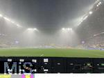 29.06.2024, Fussball UEFA EURO 2024, Achtelfinale, Deutschland - Dnemark, in der BVB-Arena Dortmund,   Es hat sich ein Gewitter ber dem Himmel zusammen gebraut, es Hagelt

