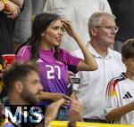 29.06.2024, Fussball UEFA EURO 2024, Achtelfinale, Deutschland - Dnemark, in der BVB-Arena Dortmund,  Sara Arfaoui (Deutschland) die Frau von Ilkay Gndogan (Deutschland) 

