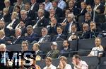 29.06.2024, Fussball UEFA EURO 2024, Achtelfinale, Deutschland - Dnemark, in der BVB-Arena Dortmund, Karl Lauterbach (Deutschland) unter den Zuschauern auf der Ehrentribne

