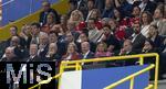 29.06.2024, Fussball UEFA EURO 2024, Achtelfinale, Deutschland - Dnemark, in der BVB-Arena Dortmund, v.l. Bundeskanzler Olaf Scholz (Deutschland) und Britta Ernst (Deutschland) lachen auf der Tribne und Hans-Joachim Watzke (Deutschland) 

