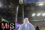 29.06.2024, Fussball UEFA EURO 2024, Achtelfinale, Deutschland - Dnemark, in der BVB-Arena Dortmund, Schlechtes Wetter braut sich zusammen . Hier regnet es in Strmen und es Hagelt.

