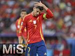 30.06.2024, Fussball UEFA EURO 2024, Achtelfinale, Spanien - Georgien, im Kln Stadion,  Alvaro Morata (Spanien) ist nach dem 0:1 enttuscht

