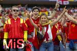 30.06.2024, Fussball UEFA EURO 2024, Achtelfinale, Spanien - Georgien, im Kln Stadion, Spanische Fans feiern den Sieg

