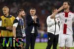 30.06.2024, Fussball UEFA EURO 2024, Achtelfinale, Spanien - Georgien, im Kln Stadion, mitte: Trainer Willy Sagnol (Georgien) nachdenklich nach der Niederlage.

