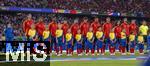 30.06.2024, Fussball UEFA EURO 2024, Achtelfinale, Spanien - Georgien, im Kln Stadion,  Spanische Spieler bei der Hymne. Fabian (Spanien), Lamine Yamal (Spanien), Nico Williams (Spanien), Pedri (Spanien), Daniel Carvajal (Spanien),  Robin Le Normand (Spanien), Mikel Merino (Spanien), Aymeric Laporte (Spanien), Marc Cucurella (Spanien), Daniel Carvajal (Spanien), Alvaro Morata (Spanien), 

