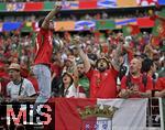 01.07.2024, Fussball UEFA EURO 2024, Achtelfinale, Portugal - Slowenien, in der Frankfurt Arena Frankfurt am Main,  Die Portugiesen feiern 

