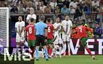 01.07.2024, Fussball UEFA EURO 2024, Achtelfinale, Portugal - Slowenien, in der Frankfurt Arena Frankfurt am Main,   Cristiano Ronaldo (Portugal) zieht ab

