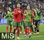 01.07.2024, Fussball UEFA EURO 2024, Achtelfinale, Portugal - Slowenien, in der Frankfurt Arena Frankfurt am Main,   Cristiano Ronaldo (Portugal) jubelt zum Schluss

