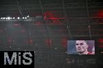 02.07.2024, Fussball UEFA EURO 2024, Achtelfinale, sterreich - Trkei, in der RB Arena Leipzig,  Marcel Sabitzer (sterreich) wird auf der Video Leinwand gebracht wie er traurig ist   

