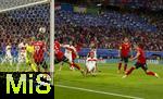 02.07.2024, Fussball UEFA EURO 2024, Achtelfinale, sterreich - Trkei, in der RB Arena Leipzig,  Torschuss zum 1:0 von Merih Demiral (mitte, Trkei) 

