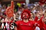 02.07.2024, Fussball UEFA EURO 2024, Achtelfinale, sterreich - Trkei, in der RB Arena Leipzig,  Fans Trkei

