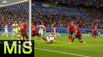 02.07.2024, Fussball UEFA EURO 2024, Achtelfinale, sterreich - Trkei, in der RB Arena Leipzig,  Torschuss zum 1:0 von Merih Demiral (mitte, Trkei) 

