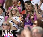 05.07.2024, Fussball UEFA EURO 2024, Viertelfinale, Spanien - Deutschland, in der Stuttgart-Arena. Influencerin Lea Prinz (Deutschland) Freundin von Maximilian Mittelstdt  bauchfrei

