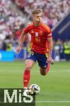 05.07.2024, Fussball UEFA EURO 2024, Viertelfinale, Spanien - Deutschland, in der Stuttgart-Arena. Dani Olmo (Spanien) am Ball.

