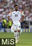 05.07.2024, Fussball UEFA EURO 2024, Viertelfinale, Spanien - Deutschland, in der Stuttgart-Arena. Emre Can (Deutschland) nachdenklich.

