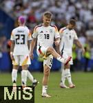 05.07.2024, Fussball UEFA EURO 2024, Viertelfinale, Spanien - Deutschland, in der Stuttgart-Arena. Maximilian Mittelstdt (Deutschland) ist unzufrieden.

