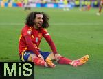 05.07.2024, Fussball UEFA EURO 2024, Viertelfinale, Spanien - Deutschland, in der Stuttgart-Arena. Marc Cucurella (Spanien) kann es kaum fassen 

