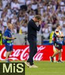 05.07.2024, Fussball UEFA EURO 2024, Viertelfinale, Spanien - Deutschland, in der Stuttgart-Arena. Frust nach dem verlorenen Spiel und dem Ausscheiden bei Trainer Julian Nagelsmann (Deutschland) der auch ein paar Trnen vergiesst.

