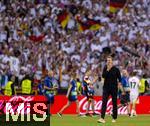 05.07.2024, Fussball UEFA EURO 2024, Viertelfinale, Spanien - Deutschland, in der Stuttgart-Arena. Frust nach dem verlorenen Spiel und dem Ausscheiden bei Trainer Julian Nagelsmann (Deutschland) der auch ein paar Trnen vergiesst.

