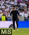 05.07.2024, Fussball UEFA EURO 2024, Viertelfinale, Spanien - Deutschland, in der Stuttgart-Arena. Frust nach dem verlorenen Spiel und dem Ausscheiden bei Trainer Julian Nagelsmann (Deutschland) der auch ein paar Trnen vergiesst.

