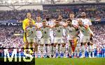 05.07.2024, Fussball UEFA EURO 2024, Viertelfinale, Spanien - Deutschland, in der Stuttgart-Arena. Mannschaftsfoto Deutschland, h.v.li: Torwart Manuel Neuer (Deutschland), Toni Kroos (Deutschland), Antonio Rdiger (Deutschland), Emre Can (Deutschland), Kai Havertz (Deutschland), Jonathan Tah (Deutschland). vorne v.lI. David Raum (Deutschland), Josua Kimmich (Deutschland), Jamal Musiala (Deutschland), Ilkay Gndogan (Deutschland), Leroy Sane (Deutschland).

