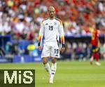 05.07.2024, Fussball UEFA EURO 2024, Viertelfinale, Spanien - Deutschland, in der Stuttgart-Arena. Leroy Sane (Deutschland) nachdenklich.

